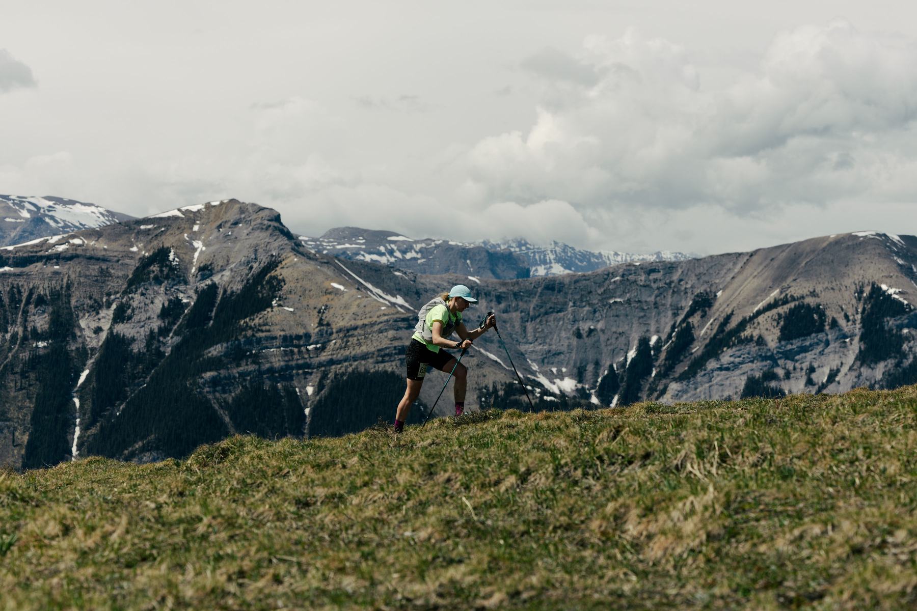 Cap Ridge, the high point of leg 1
